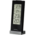 Technotrade WS 9767 Temperaturstation Schwarz LCD Innen/Außen mit OVP