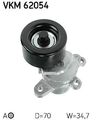 SKF VKM 62054 Spannrolle, Keilrippenriemen passend für NISSAN