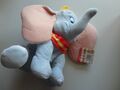Disney Stofftier Kuscheltier Elefant Dumbo ca.28 x 25 cm. in Blau sitzend