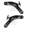 2x Febi 179809+179807 Lenker Radaufhängung Vorne für Nissan X-Trail