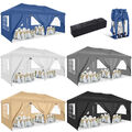 Pavillon Faltpavillon 3x3m/3x6m Pop Up Partyzelt Wasserdicht UV-Schutz Bierzelt