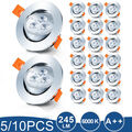 3-10 LED Einbaustrahler Einbauleuchte Lampen Decken-Spots Einbauspot Einbaurahme