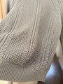 Peter Hahn 100% Baumwolle Lochstrick Pullover Gr. 34 Helles Blau
