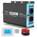 2500W 5000W Spannungswandler 12V 230V Reiner Sinus Wechselrichter Inverter DE