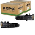 2X DEPO LED BLINKER SATZ KLARGLAS AUßENSPIEGEL passend für MERCEDES A-KLASSE B-K