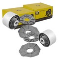 2X TEDGUM QUERLENKERLAGER BUCHSE HINTEN VORNE passend für NISSAN QASHQAI X-TRAIL