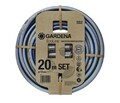 Gardena Gartenschlauch Set EcoLine Schlauch 13 mm (1/2"), 20 m mit Systemteilen
