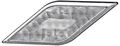 HELLA Universal Heckleuchte links LED 12V/24V 2NR013345211