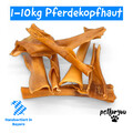 Pferdekopfhaut für Hunde | 1-10 kg | Pferdehaut | Leckerlie Pferd für Allergiker