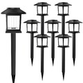 8 Stk LED Solarleuchte Solar Leuchten Außen Solarlampe Wasserdicht Gartenleuchte