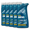 5 (5x1) Liter MANNOL 15W-40 Diesel mineralisches Universal-Motoröl