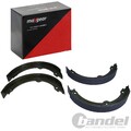 MAXGEAR HANDBREMSBACKEN SATZ HINTEN passend für TOYOTA LAND | 19-4563