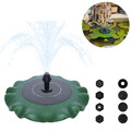 1,4W Solar Teich Pumpe Solarteichpumpe Wasserspiel Fontäne Springbrunnen Garten