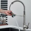Wasserhahn Küchenarmatur Küche Ausziehbar Mischbatterie Spültischarmatur 360°
