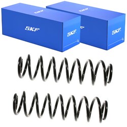 2X SKF FAHRWERKSFEDERN FEDERN HINTEN passend für SKODA FABIA