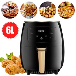 Heißluftfritteuse Digitale Air Fryer 2400W Fritteusen Heißluft Ofen Friteuse
