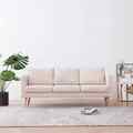 3-Sitzer-Sofa Stoff Cremeweiß GL 2902