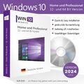 Windows 10 Home/Pro 32 + 64-Bit CD/DVD | PC Notebook Laptop Installation 22H2