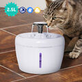 2.5L Trinkbrunnen Haustier Automatisch Wasserspender für Katzen Hunde mit Filter