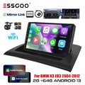 Für BMW X3 E83 04-2012 Android 13 2+64G Carplay 9" Autoradio GPS NAVIGATION Cam