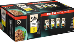 SHEBA Adult Katzenfutter Nass - 40X85G Portionsbeutel - Geflügel Variation in Sa