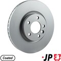 2x JP GROUP Bremsscheibe JP 1163104900 für 7EF MULTIVAN 7HN 7HF 7EB 7EM 7HJ T5