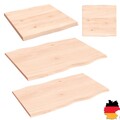 Schreibtischplatte Massivholzplatte Eiche Unbehandelt Holzplatte Tisch Esstisch