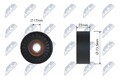 NTY Umlenk- / Führungsrolle Keilriemen Umlenkrolle Keilriemen RNK-AU-053 22mm