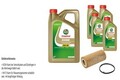 FEBI Ölfilter 9L Castrol EDGE Titanium FST 5W-30 LL für Audi TT 8J3 2.0 TFSI A3
