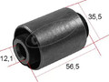 Querlenkerbuchse Hinterachse 80004726 CORTECO für BMW 3 3 Coupe 3 Cabriolet X3