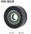 SKF Umlenk-/Führungsrolle, Keilrippenriemen VKM 38130 für MERCEDES-BENZ