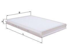 KNECHT (LA 307) Innenraumfilter, Pollenfilter, Mikrofilter für MERCEDES VW