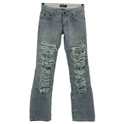 #8250 DOLCE GABBANA Damen Jeans Hose Bootcut ohne Stretch blue blau 29/32