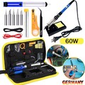 Lötkolben Set Lötset Lötstation Temperatur Einstellbar Soldering Iron-Wire 60W