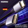 USB-C auf Micro-B Kabel | 1m | Für Externe Festplatten & Datentransfer