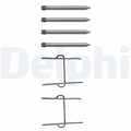 DELPHI Zubehörsatz Scheibenbremsbelag LX0081 für PEUGEOT 1C S1 SAXO 106 AX S0 1A