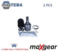 49-2835 GELENK ANTRIEBSWELLE VORNE RECHT LINKS MAXGEAR 2PCS NEU OE QUALITÄT