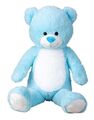 XXL-Teddybär 100 cm Riesen Teddybär Hellblau - Plüschbär Kuscheltier - weich 