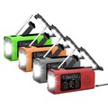 Notfall Handkurbel Solarradio AM / FM NOAA Wind Up Dynamo Power Bank LED-Licht