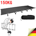 Feldbett.Outdoorbett Bett leicht Liege Gästebett Reisebett Aluminium Campingbett
