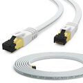 Flach Kabel PVC CAT 8.1 8 7 Patchkabel Flachkabel Netzwerkkabel RJ45 DSL LAN