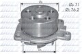 Dolz S210 Wasserpumpe für ALFA ROMEO  passend für FIAT LANCIA Kühlung