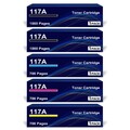 4 XXL Toner für HP 117A mit Chip für Color Laser MFP 178nwg 179fwg 179fnw 150nw 
