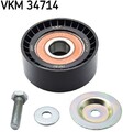 SKF VKM34714 Umlenk-/Führungsrolle für Keilrippenriemen Umlenkrolle für Ford 