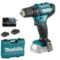 Makita Akku Bohrschrauber DF333DSAE 12 V + 2x 2 Ah Akkus Ladegerät im Koffer