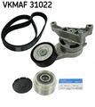 Keilrippenriemensatz SKF VKMAF 31022 für AUDI VW SEAT A3 CADDY GOLF PASSAT SKODA