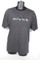T-Shirt Nicce XL grau 3D bestickt Schreibweise Logo kurzärmelig Baumwolle Herren