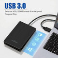750GB 2.5 Zoll Externe Festplatte USB 3.0 Expansion für Mac PC PS4 Xbox -schwarz