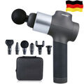 Electric Massagepistole Massage Gun Massager Muscle Massagegerät mit 6 Köpfe