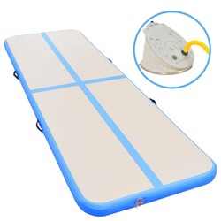Gymnastikmatte Aufblasbar mit Pumpe Turnmatte Tumbling Yogamatte Matte 3-8 m